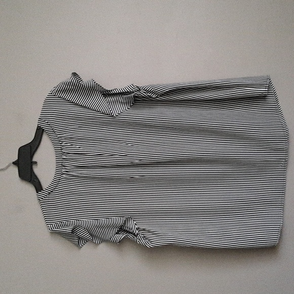 Adriana Papell Striped Blouse - Picture 2 of 5